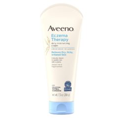 Bottle of Aveeno Eczema Therapy Daily Moisturizing Cream